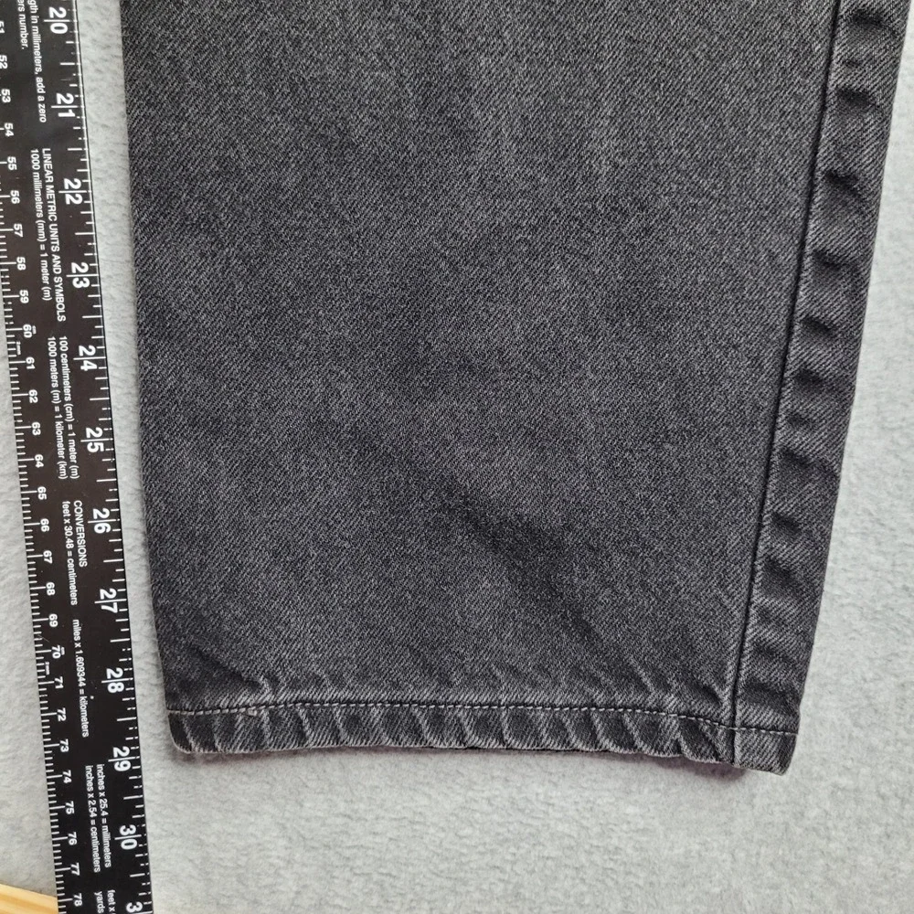 Levi's 550 Relaxed Fit Jeans Mens 38x30 Black Denim Tapered Leg‎ Classic Cotton